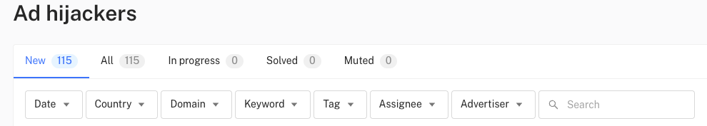 Ad Hijackers filters