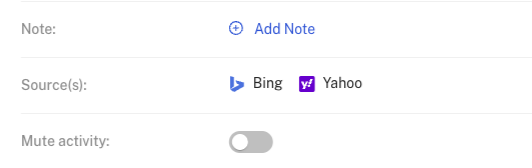 Add note field